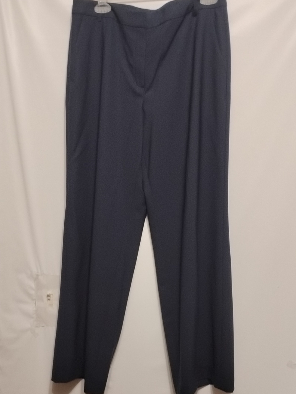 ST JOHN Collection Navy Featherweight Pull-On Trousers